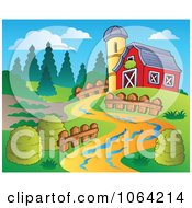 Poster, Art Print Of Path Leading To A Barn