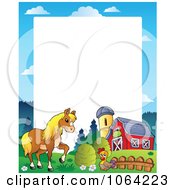 Clipart Barnyard Animal Frame 3 Royalty Free Vector Illustration