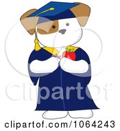Poster, Art Print Of Cute Graduate Puppy