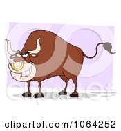 Poster, Art Print Of Tough Bull Grinning