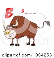 Clipart Bul Under B Is For Royalty Free Vector Illustration