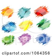 Poster, Art Print Of Colorful Splatters Digital Collage 5