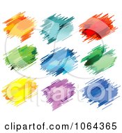 Poster, Art Print Of Colorful Splatters Digital Collage 4