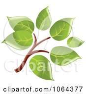 Leafy Branch Icon 2