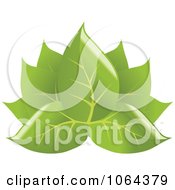 Clipart Leafy Bunch Royalty Free Vector Illustration