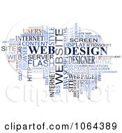 Poster, Art Print Of Web Design Word Collage