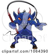 Poster, Art Print Of Blue Devil And Whip