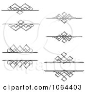 Clipart Black And White Rules Digital Collage 7 Royalty Free Vector Illustration