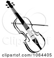 Poster, Art Print Of Violin In Black And White