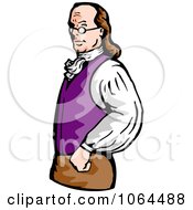 Clipart Benjamin Franklin Royalty Free Vector Illustration by patrimonio