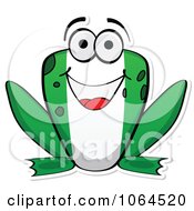 Clipart Nigerian Flag Frog Royalty Free Vector Illustration by Andrei Marincas