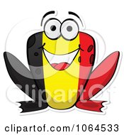 Belgium Flag Frog