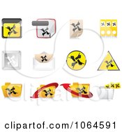 Clipart 3d Rating Icons Royalty Free Vector Illustration