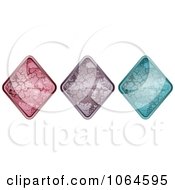 Clipart Colorful Stone Rhombus Diamonds Royalty Free Vector Illustration