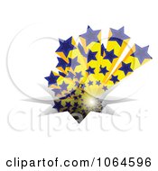 Clipart Burst Of European Stars Royalty Free Vector Illustration by Andrei Marincas