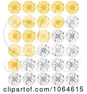 Clipart Crystal Star Ratings Royalty Free Vector Illustration