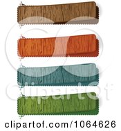 Poster, Art Print Of Colorful Wooden Banners
