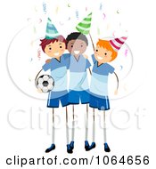 Poster, Art Print Of Soccer Party