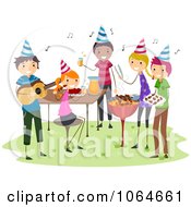 Poster, Art Print Of Bbq Birthday Party