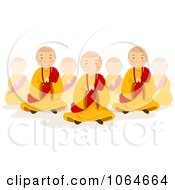 Poster, Art Print Of Monks In Prayer