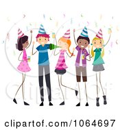 Poster, Art Print Of Teens At A Birthday Party