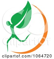 Poster, Art Print Of Organic Person And Leaf
