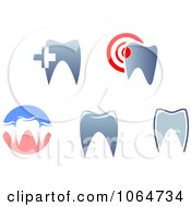 Clipart Dental Logos Royalty Free Vector Illustration