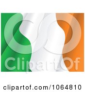 Poster, Art Print Of Waving Irish Flag