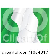 Clipart Waving Nigeria Flag Royalty Free Vector Illustration