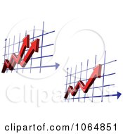 Clipart Increase Charts Royalty Free Vector Illustration