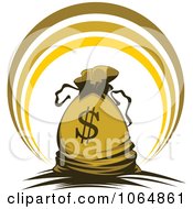 Poster, Art Print Of Dollar Symbol Money Bag 4