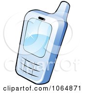 Poster, Art Print Of Blue Cell Phone