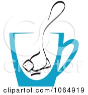 Clipart Cup Of Tea With Sugar Cubes Royalty Free Vector Illustration