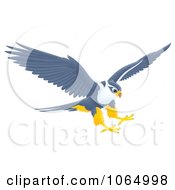 Poster, Art Print Of Falcon Reaching For Prey