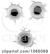Poster, Art Print Of Bullet Holes 1