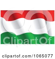 Waving Hungary Flag