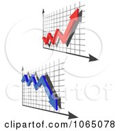 Clipart Financial Charts Royalty Free Vector Illustration