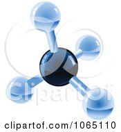 Poster, Art Print Of 3d Molecule 1