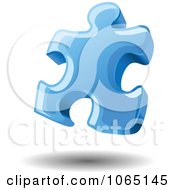Clipart 3d Puzzle Piece 2 Royalty Free Vector Illustration by Vector Tradition SM