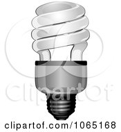Poster, Art Print Of Spiral Light Bulb