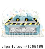 Poster, Art Print Of Best Dad Car Cake