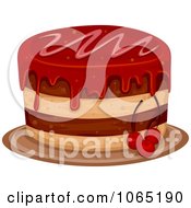 Poster, Art Print Of Cherry Cake
