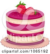 Poster, Art Print Of Strawberry Cake