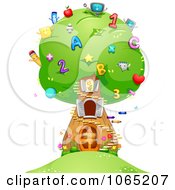 Poster, Art Print Of Number And Letter School Tree