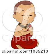 Monk Boy Praying
