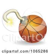 Poster, Art Print Of 3d Basketball Bomb
