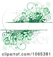 Poster, Art Print Of Green Daisy Background With Copyspace 1