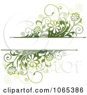 Poster, Art Print Of Green Daisy Background With Copyspace 2