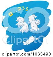 Poster, Art Print Of Polar Bears Playing Musical Ice Chairs 1