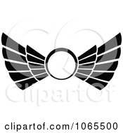 Poster, Art Print Of Black And White Wings 11